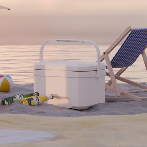 6L Insulated Cooler Box - Portable Ice Chest for Picnic & Camping