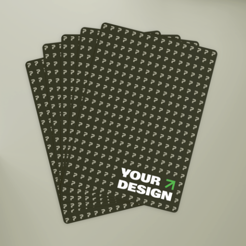 UltraFlex Waterproof Plastic Playing Cards, Eco-Friendly & Custom