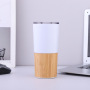 20oz Bamboo Shell Tumbler, 304 Stainless Steel Insulated