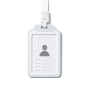 Vertical Badge Holder with Detachable Buckle Lanyard
