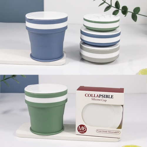 BPA-Free Silicone Collapsible Travel Cup Portable