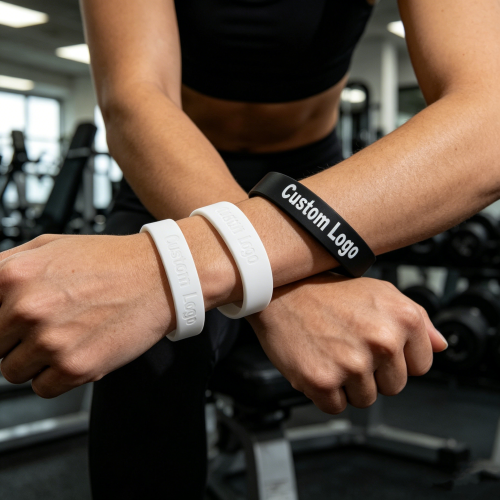 Custom Printed Silicone Wristband - 1 Color Imprint