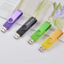 Custom Logo Swivel USB Flash Drive - 8GB-64GB