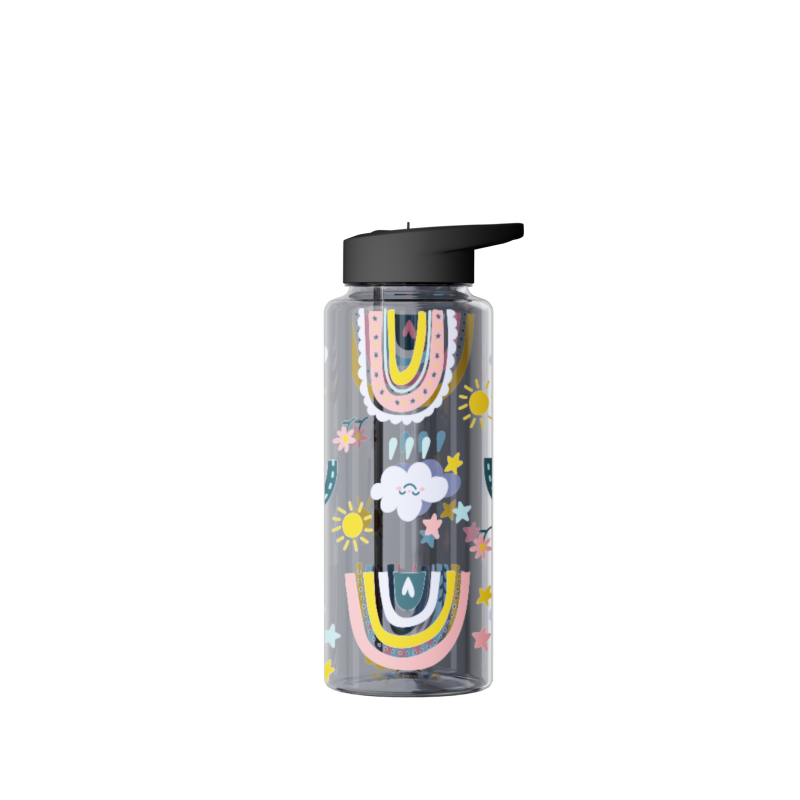 Custom 3D Printed Water Bottle 750ml - BPA-Free