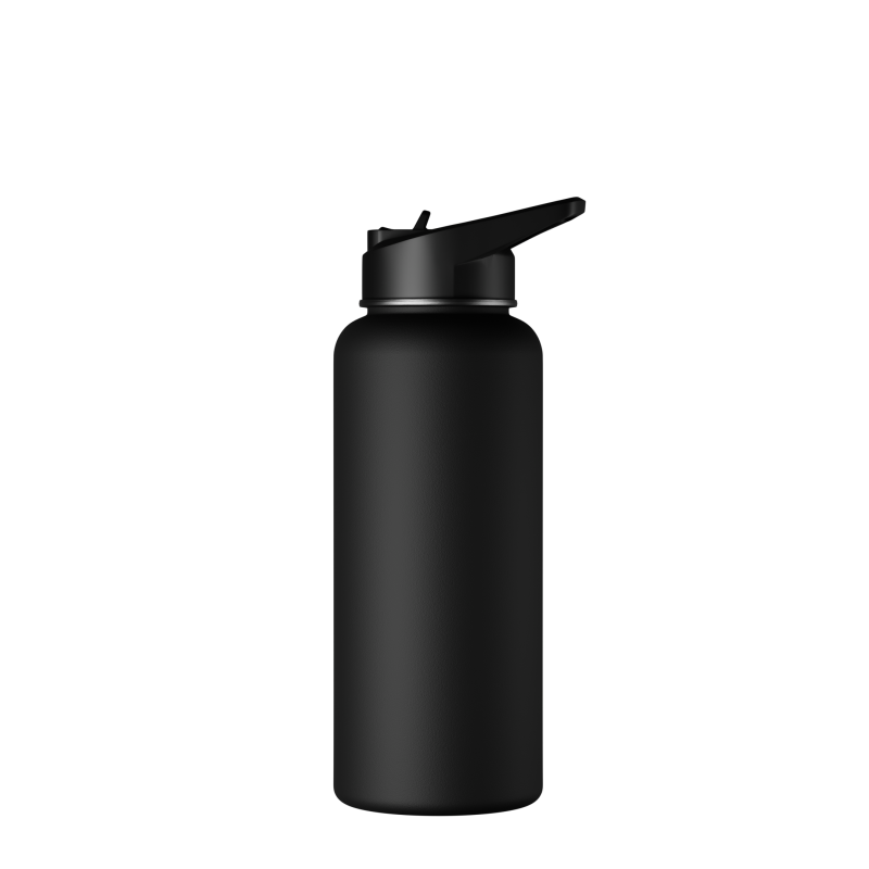 40oz Wide-Mouth Insulated Water Bottle - Double Wall, Leak-Proof