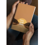 A5 Dot Grid Spiral Notebook – Thick Paper, Metal Binding, Custom Cover