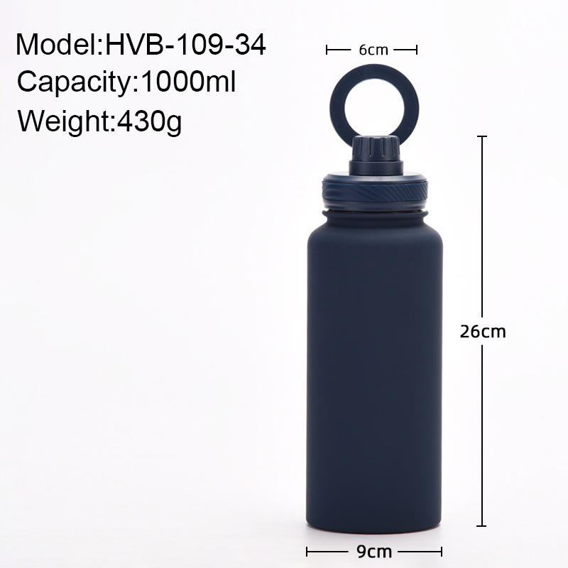1.5L Magnetic Water Bottle with Phone Holder & Anti-Tip Base