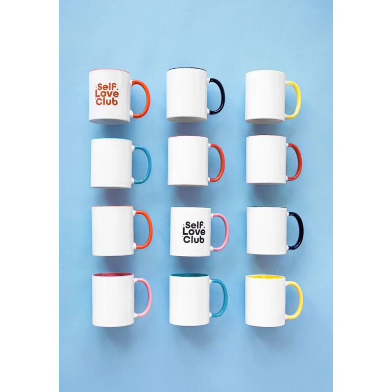 Vibrant Multicolor Custom Ceramic Mug - 300ml
