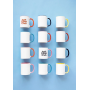 Vibrant Multicolor Custom Ceramic Mug - 300ml
