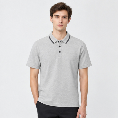 Wholesale Custom Logo Sports Polo Shirt 165GSM Pique Mesh