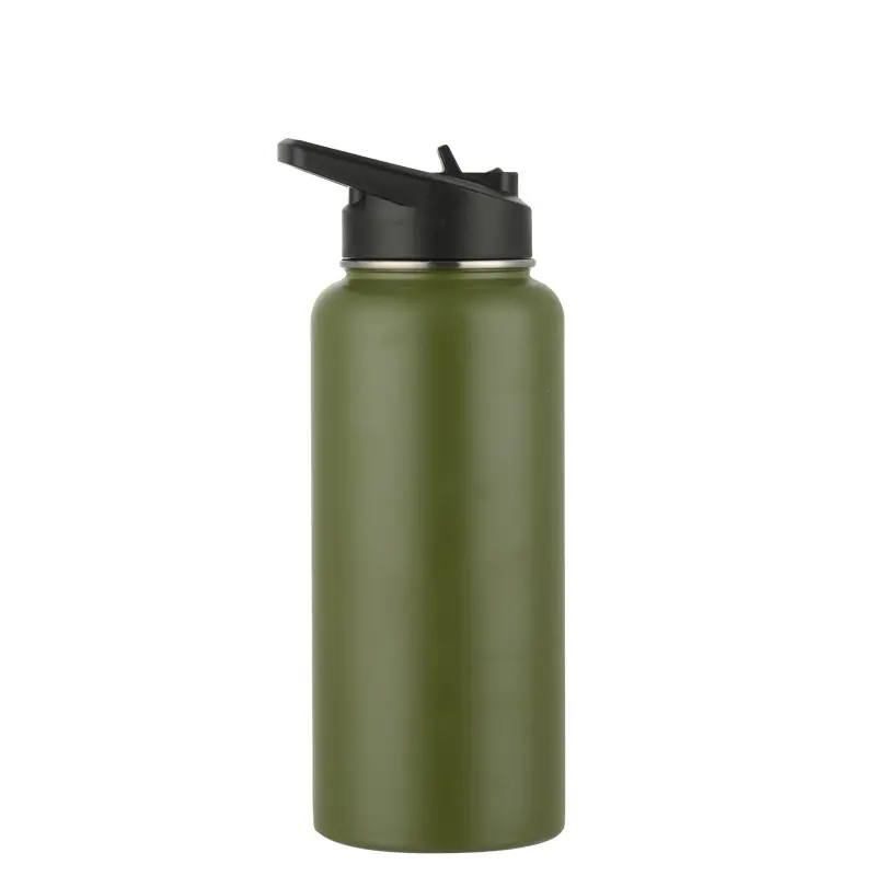 40oz Wide-Mouth Insulated Water Bottle - Double Wall, Leak-Proof
