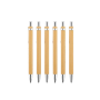 Eco-Friendly Bamboo Retractable Ballpoint Pen - Smooth & Refillable