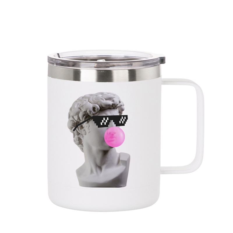 12oz Stainless Steel Vacuum Insulated Tumbler with Handle