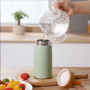 10oz Stainless Steel Vacuum Thermos Cup with Wood Pattern