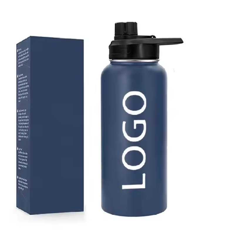 40oz Wide-Mouth Insulated Water Bottle - Double Wall, Leak-Proof