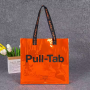 Custom Laser PVC Tote Bag, Eco-Friendly Heat-Pressed
