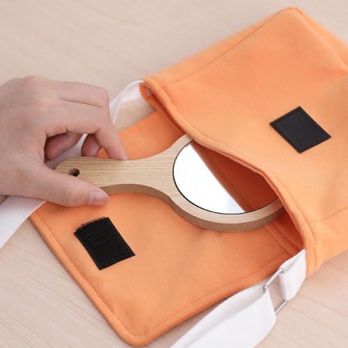 Natural Bamboo Handheld Mirror - Eco-Friendly & Lightweight
