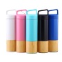19oz Bamboo Stainless Steel Vacuum Flask Insulated Water Bottle
