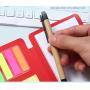 Custom Eco-Friendly Sticky Note Set with Index Tabs