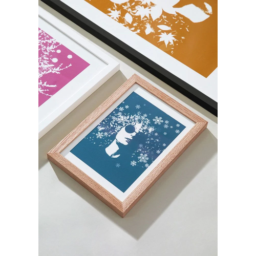 Eco-Friendly Solid Wood Photo Frame 10x8 Inch Rustic Decor
