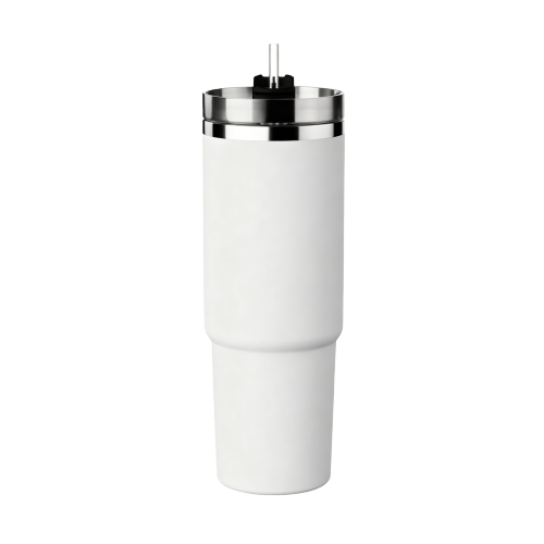 30oz Stainless Steel Travel Tumbler with Straw, Insulated 30oz Stainless Steel Travel Tumbler with Straw, Insulated