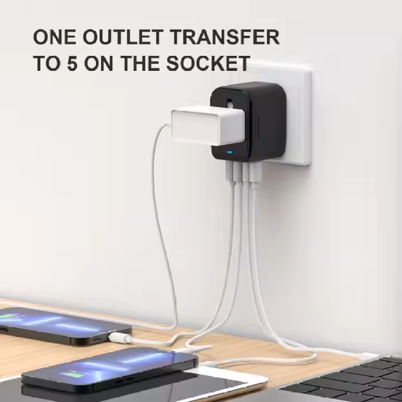 Global Travel Adapter 4 USB Ports Fast Charge 150+ Countries