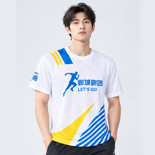 Unisex Breathable Running T Shirt Custom Wholesale Nylon