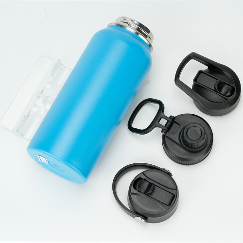 18oz Vacuum-Insulated Stainless Steel Water Bottle with Spout Lid and Carry Loop