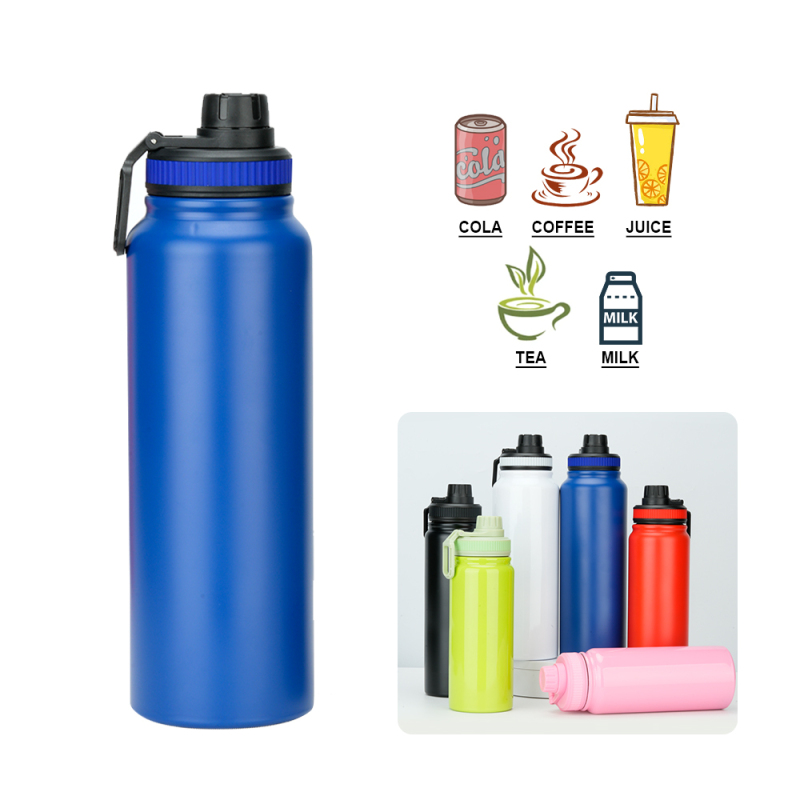 18oz Vacuum-Insulated Stainless Steel Water Bottle with Spout Lid and Carry Loop