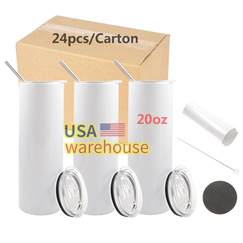 15oz Sublimation Tumbler Straight Blanks for Printing Sippy Cup