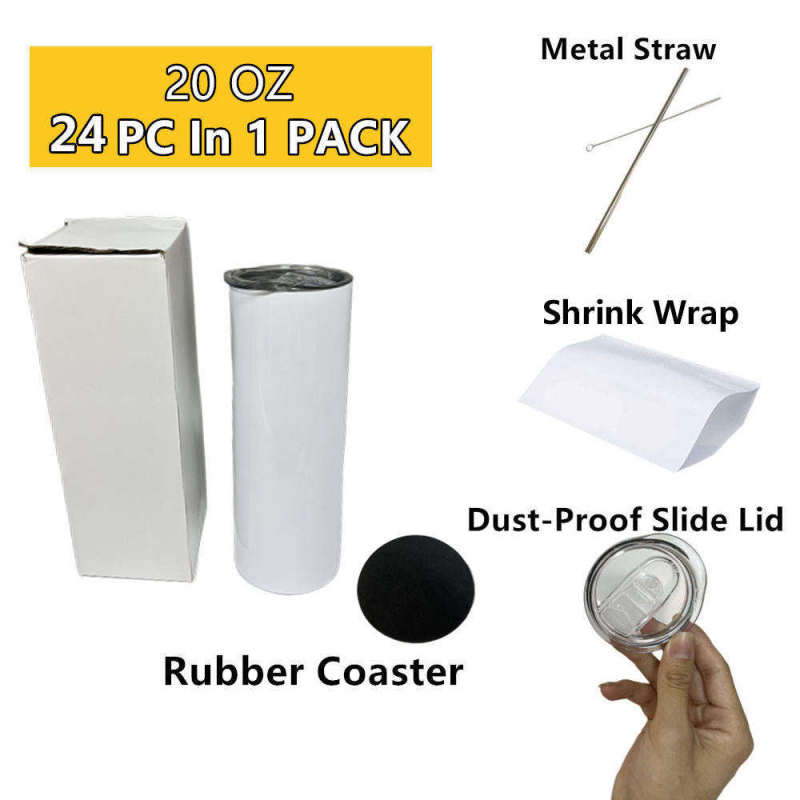 15oz Sublimation Tumbler Straight Blanks for Printing Sippy Cup