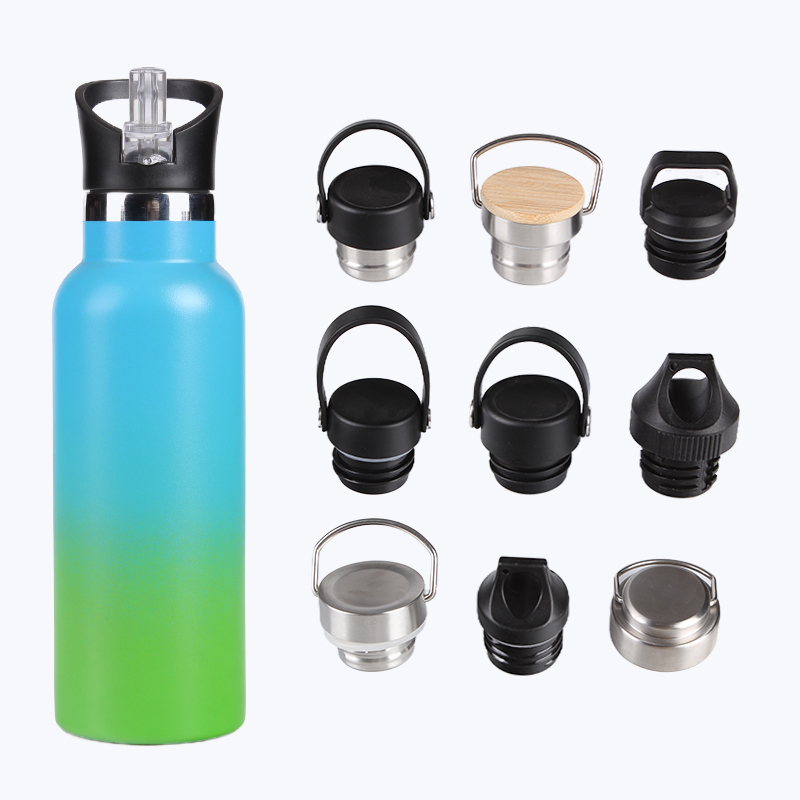 12oz Hot Selling Sports Wide Mouth Water Bottle with Carry Loop High Quality 
