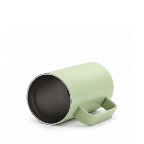20 oz Vacuum Insulated Coffee Mug with Handle & Spill-Resistant Push-On Sliding Lid