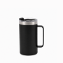 20 oz Vacuum Insulated Coffee Mug with Handle & Spill-Resistant Push-On Sliding Lid
