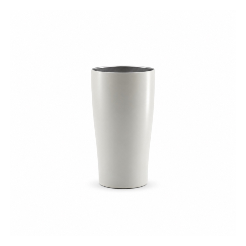 450ml Double-Wall Stainless Steel Everyday Tumbler & Beer Cup without Lid，Curved Shape Body