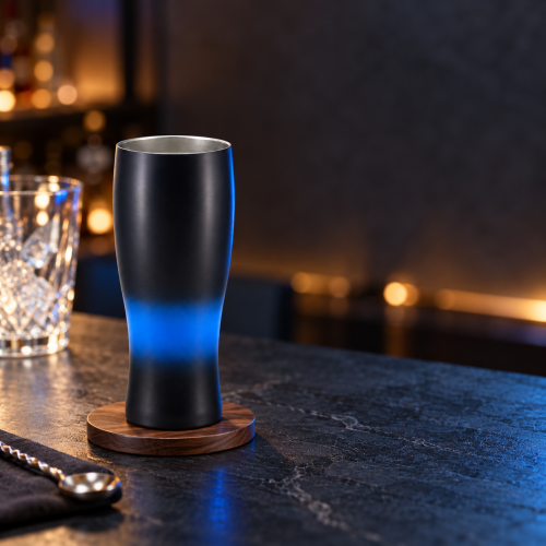 450ml Vase-Shaped Stainless Steel Beer Tumbler without Lid