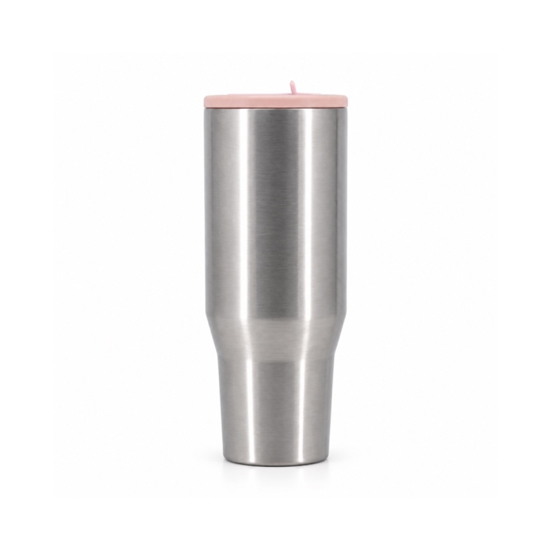 40oz Traveller Tumbler with Leakproof Screw-On Lid, Simple Flip Straw, PP Straw Spout