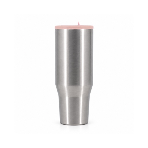 40oz Traveller Tumbler with Leakproof Screw-On Lid, Simple Flip Straw, PP Straw Spout