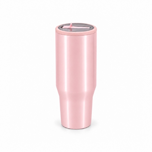 40oz Traveller Tumbler with Leakproof Screw-On Lid, Simple Flip Straw, PP Straw Spout