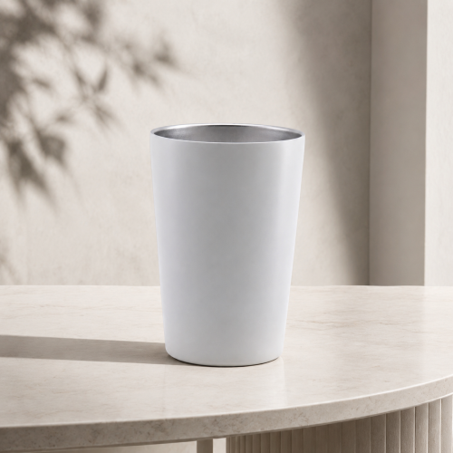 450ml Double-Wall Stainless Steel Tumbler & Insulated Coffee Cup Holder