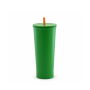 24oz Double-Wall Vacuum Insulated Tumbler with Lid & Reusable PP Straw
