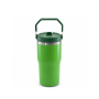 20oz Double-Wall Stainless Steel Vacuum Insulated Tumbler with Leakproof Screw-On Lid, PP Straw Spout and Carry Handle