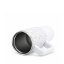 30oz Vacuum Insulated Travel Tumbler with Side Handle，Screw-On Spill-Resistant Lid & PP Straw