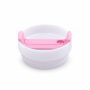 14oz Vacuum Insulated Kids Tumbler with Handle, Clear Screw-On Spill-Resistant Lid & PP Straw