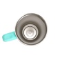 40oz Vacuum Insulated Travel Tumbler with Side Handle，Screw-On Spill-Resistant Lid & PP Straw