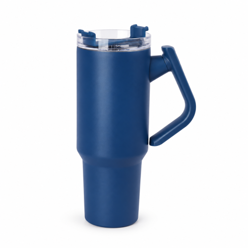 40oz Adventure Quencher Vacuum Insulated Tumbler with Side Handle and Interchangeable Screw-On Lids