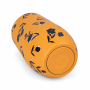 18 oz Egg-Shaped Double-Wall Stainless Steel Vacuum Insulated Wine Tumbler with Spill-Resistant Push-On Sliding Lid