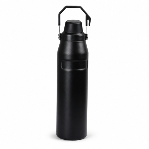 36oz Double-Wall Stainless Steel Insulated Water Bottle with Screw-On Lid, Direct-Drink Spout and Carry Handle