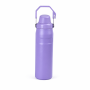 24oz Double-Wall Stainless Steel Insulated Water Bottle with Screw-On Lid, Direct-Drink Spout and Carry Handle
