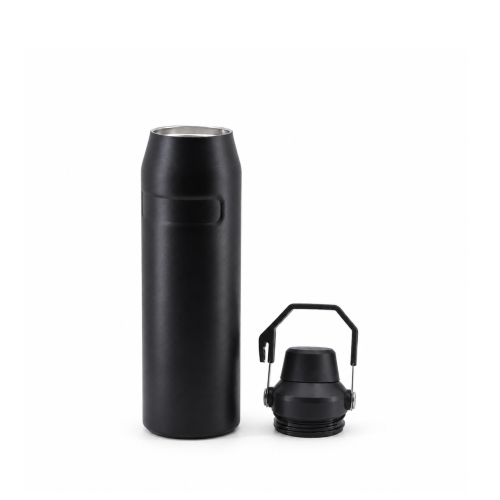 36oz Double-Wall Stainless Steel Insulated Water Bottle with Screw-On Lid, Direct-Drink Spout and Carry Handle